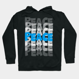 Repeated peace Hoodie